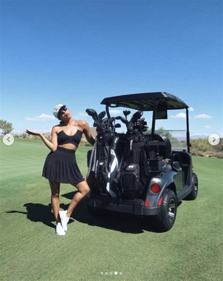 Priyanka Chopra Jonas Stuns in a Two-Piece Black Outfit Playing Golf
