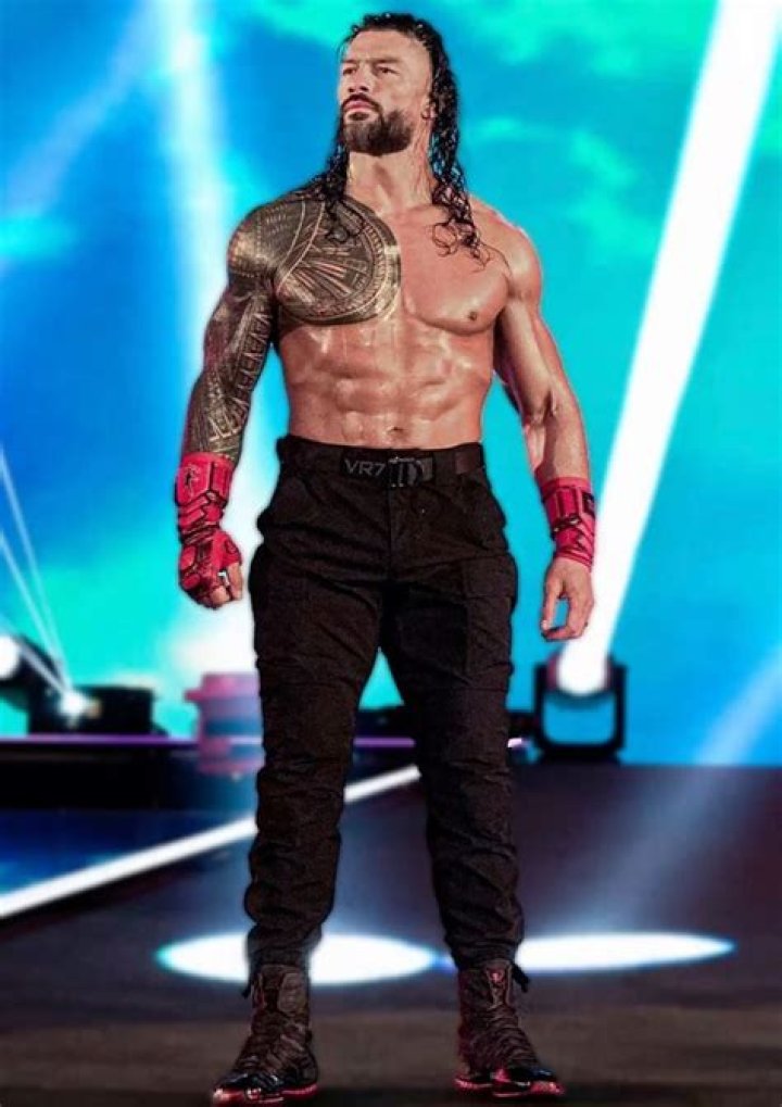 Roman Reigns Body Measurements Biceps Shoe Size Height Weight Stats