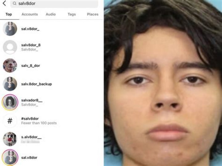 Salvador Ramos Instagram account, pictures, videos