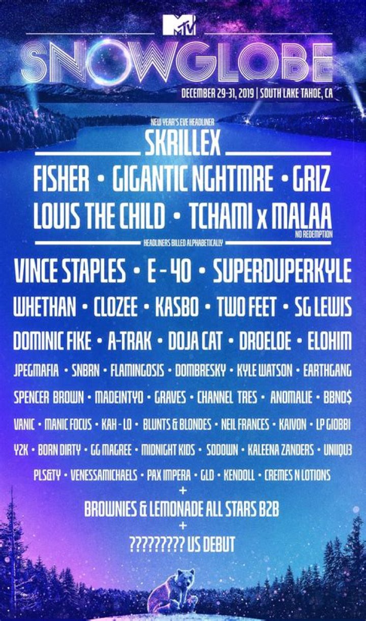 Jack U, Kaskade And Dillon Francis Top Snowglobe Fest Lineup