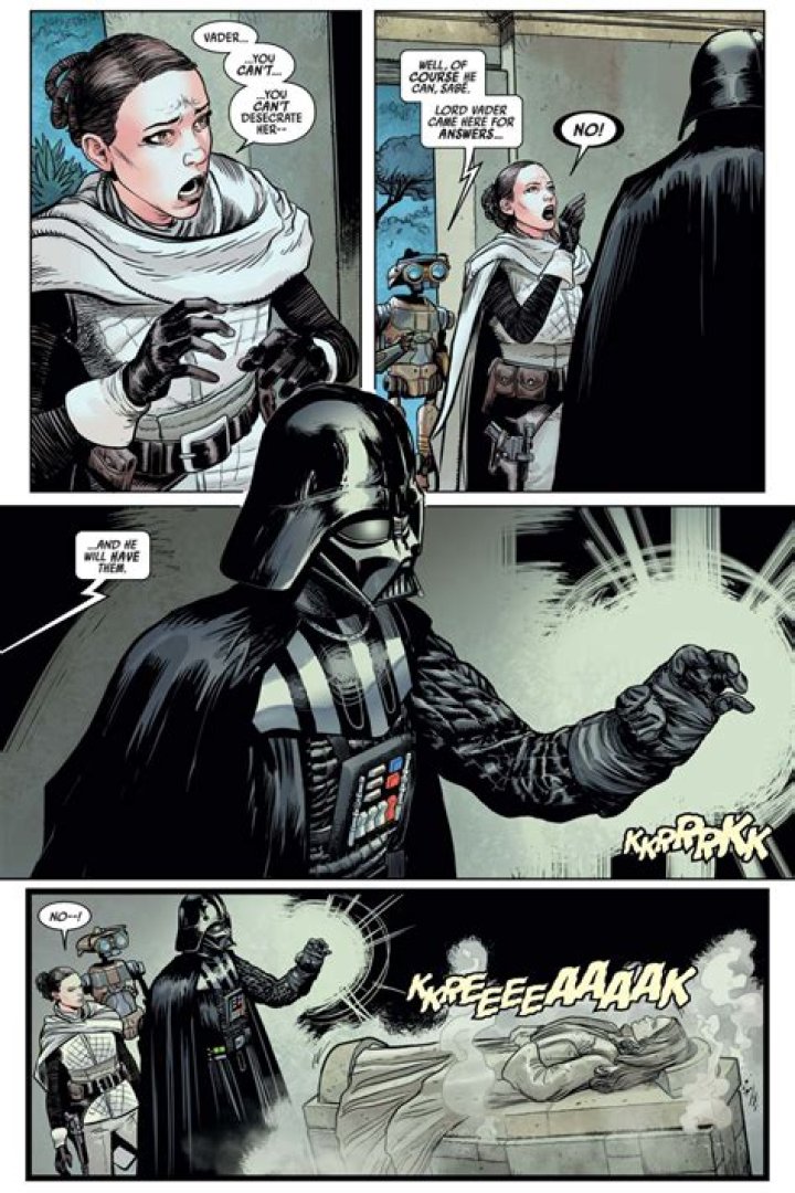 New Star Wars Comic Sees Darth Vader Visiting Padmé Tomb