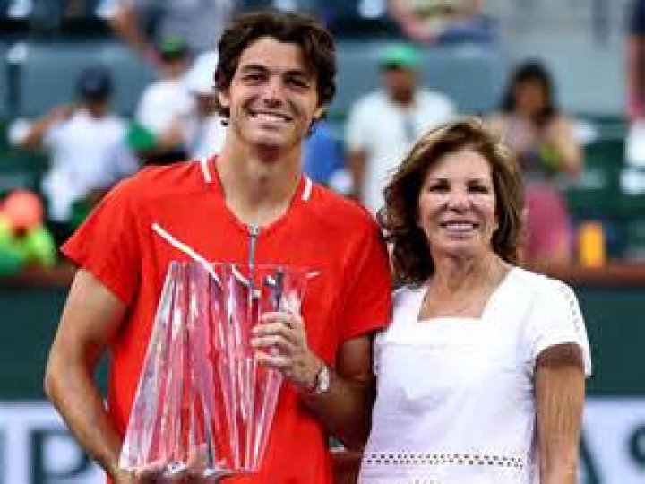 Taylor Fritz parents: Kathy May, Guy Fritz