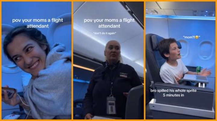 ‘This is the most stressed she’s ever been’: Flight attendant mom terrorized by her kids at work earns all the respect