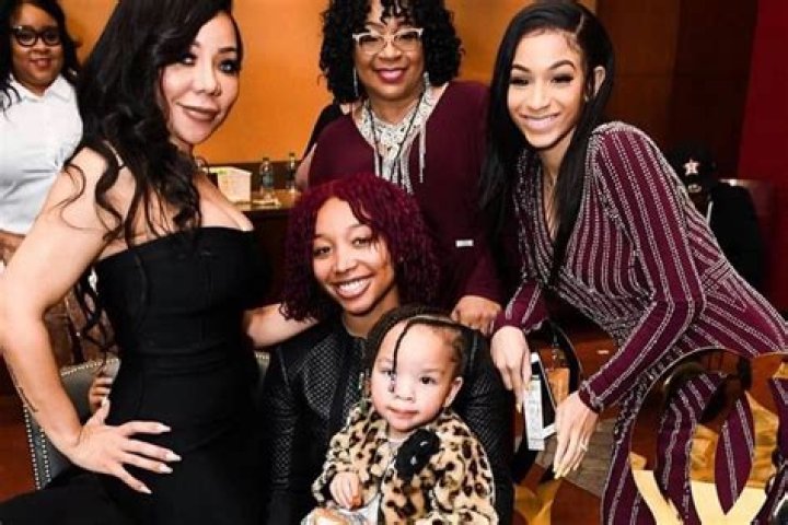 Tiny Harris Poses With Her Three Daughters In Sweet Picture Accompanied By Violetta Morgan, T.I.’s Mother