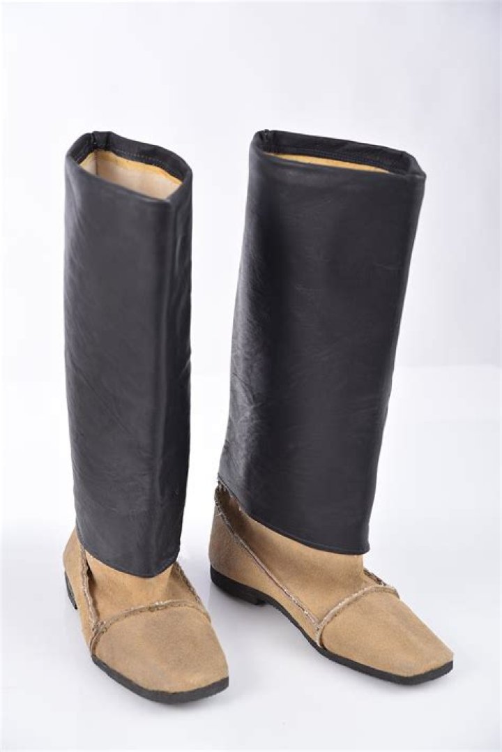 TRADITIONAL LEATHER GREEK DANCE STIVANIA BOOTS — Blessed Celebration