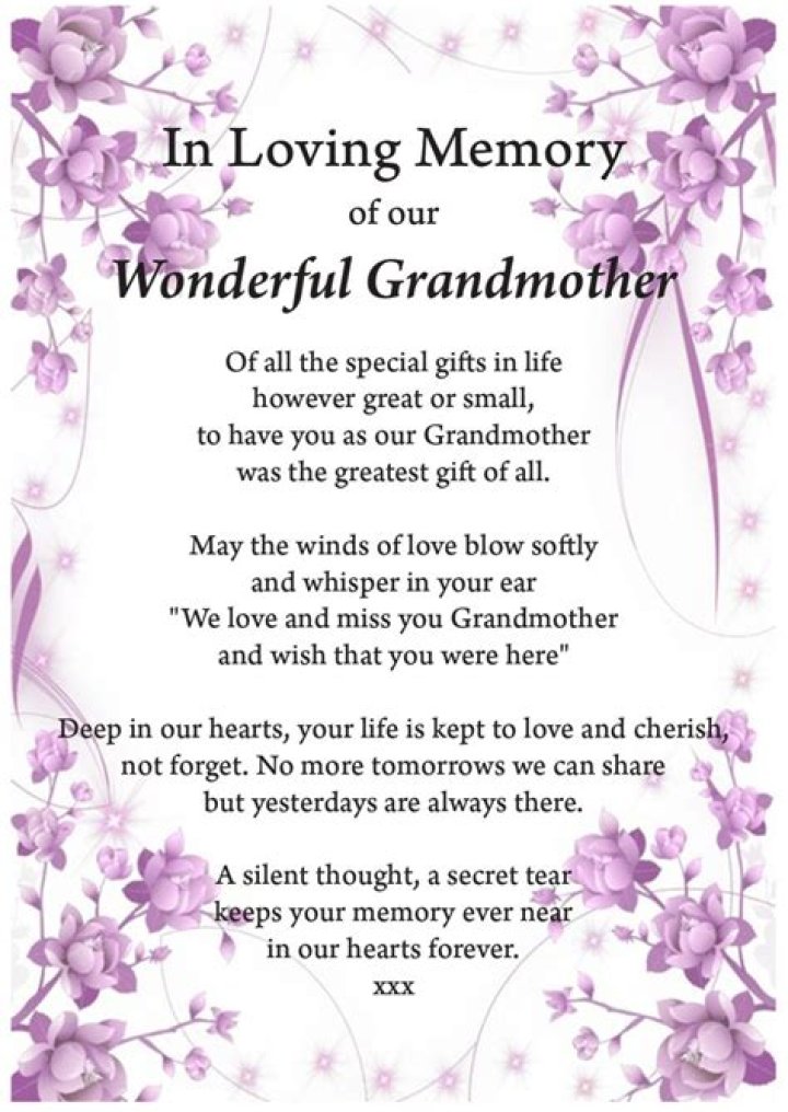 Unveiling The Heartfelt Legacy Of "Happy Birthday Grandmother In Heaven" Poems