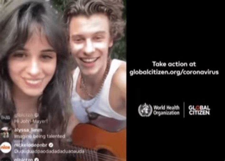 Watch Lovebirds Shawn Mendes And Camila Cabello Give No Contact Coronavirus Global Citizen Concert As They Self Isolate Together