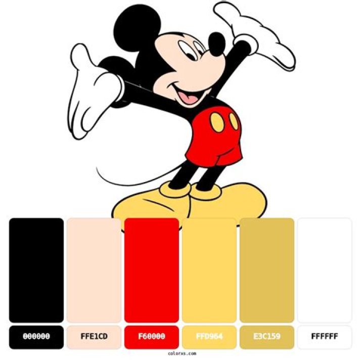 What color is Mickey Mouse? – Celebrity