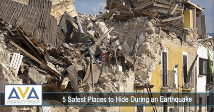 What is the safest place to hide during an earthquake