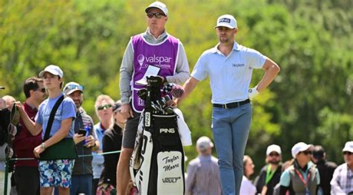 Where did golfer Taylor Moore go to college and high school?