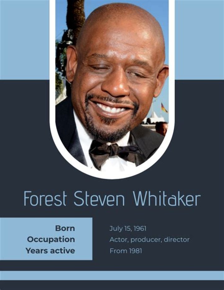 Who is Forest Steven Jr., Forest Whitaker's father?