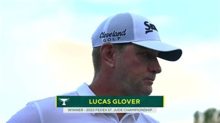 Who is Lucas Glover’s caddie Don Cooper?