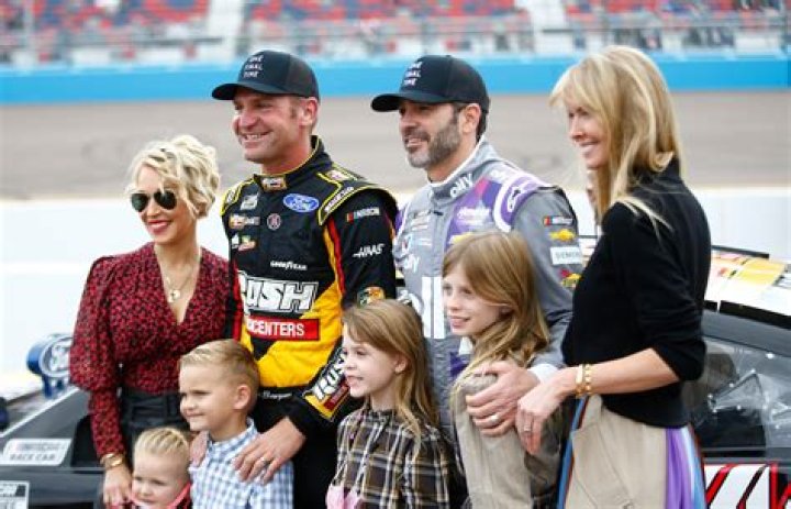 Who is Nascar driver Jimmie Johnson’s wife?