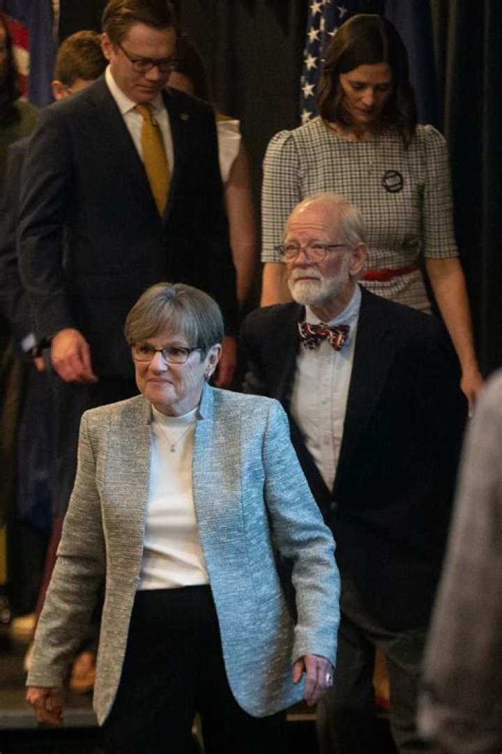 Who is Ted Daughety, husband of Laura Kelly?